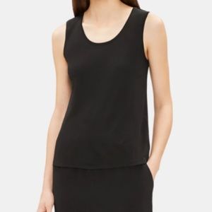 System Silk Scoop Neck Tank